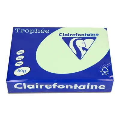 Papier ksero kolor a4 TROPHEE zielony 80g 500 ark