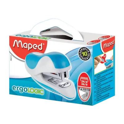 Zszywacz MAPED ergologic mini standard 15 kart. 24-26/6