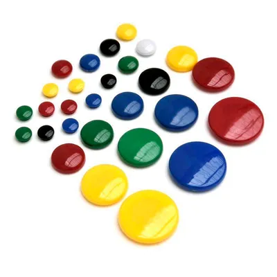 Magnesy 30mm ARGO wf 607244 czerwone 5 szt