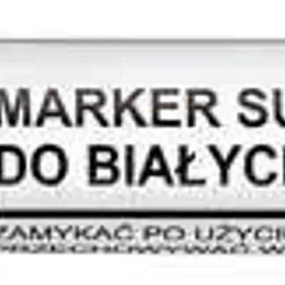 Marker suchościeralny TOMA to-266czer n czerwony okrągła końcówka