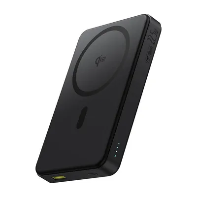 Magnetyczny powerbank Baseus airpow2 qi2 10000mah 22.5w (czarny)