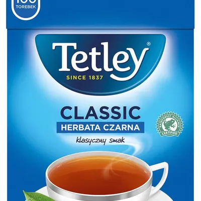Herbata TETLEY classic black 100 torebek