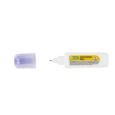 Korektor w piórze 12ml D.RECT metalowa końcówka