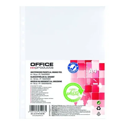 Koszulki groszkowe a4 OFFICE PRODUCTS pp 100szt