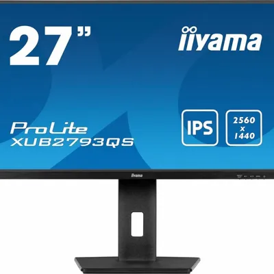 Iiyama monitor 27 cali xub2793qs-b6 ips,qhd,has(150mm),100hz