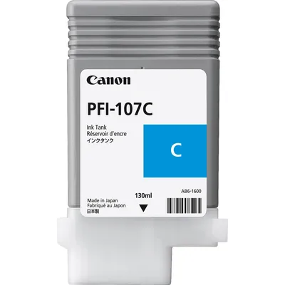 Tusz oryginalny CANON pfi107c 6706b001 cyan 130 ml
