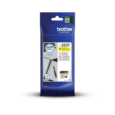 Tusz oryginalny BROTHER lc3237y yellow 1500 stron