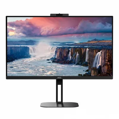 Aoc monitor q27v5cw 27 cali ips hdmi dp usb-c pivot kamera