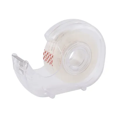 Taśma biurowa z dyspenserem 19mmx33m krystaliczna 40mic