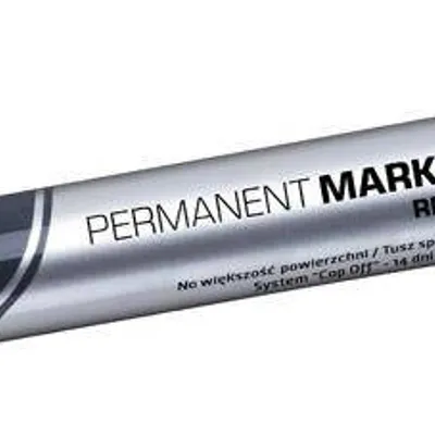 Marker permanentny RYSTOR rmp-1a 458-000 czarny okrągła k. 1.5mm