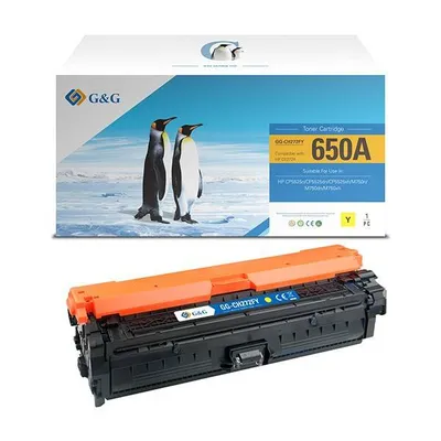 G&g kompatybilny toner z hp ce272a, nt-ch272fy, hp 650a, yellow, 15000s