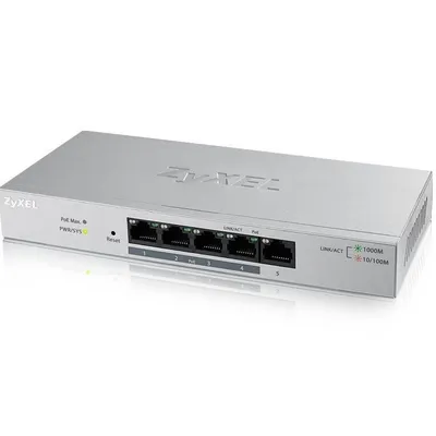 Zyxel gs1200-5hpv2-eu0101f smart switch 5xgigabit 4xpoe 60w