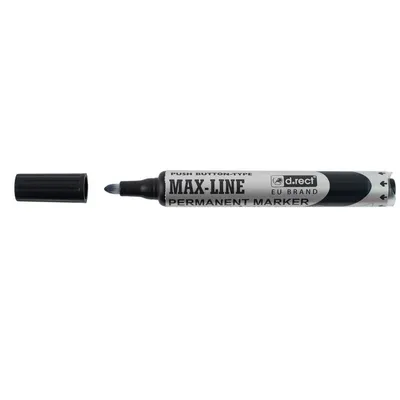 Marker permanentny D.RECT max-line ml100 czarny okrągła