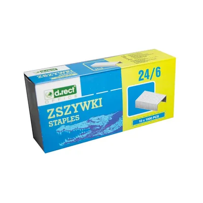 Zszywki D.RECT 24/6 1000szt