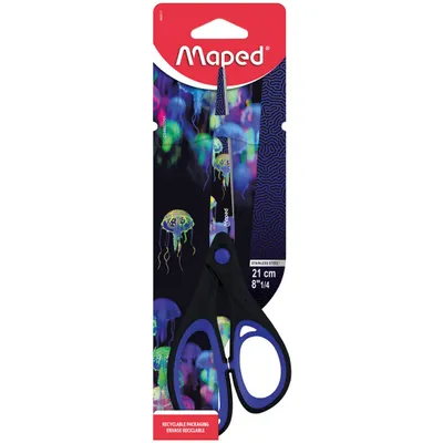 Nożyczki MAPED deepsea 21 cm blister kartonowy