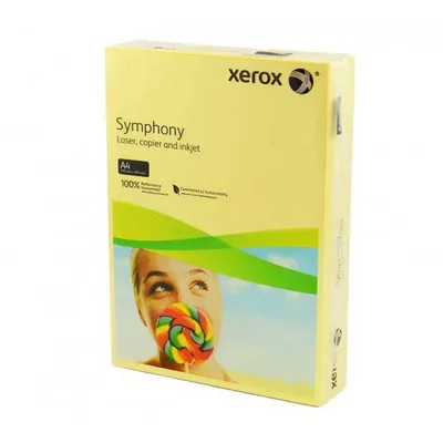 Papier ksero a4 XEROX symphony 3r93231 jasny żółty 160g 250ark