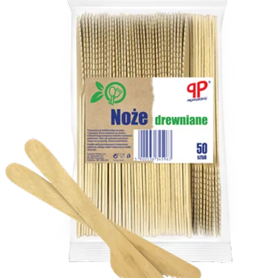 Noże PP Professional 8571044208 drewniane 50 szt