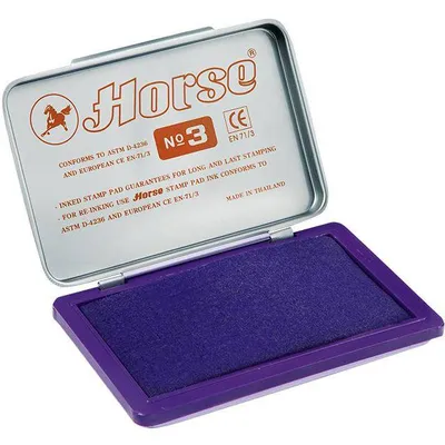 Poduszka do stempli 85x54mm Horse no.3 140-1027 fioletowa
