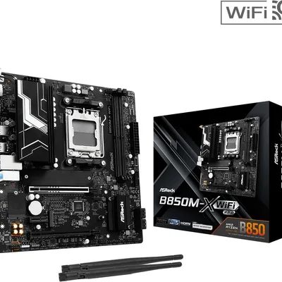 Asrock płyta główna b850m-x wifi r2.0 am5 2ddr5 m.2 usbc matx