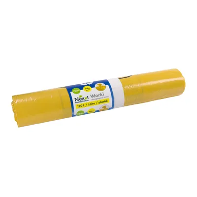 Worki ldpe do segregacji emerson NEXXT żółte 120l 20szt.