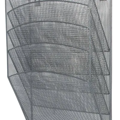 Zestaw pojemników na dokumenty 315x440x120mm Q-Connect office set srebrny metalowa siatka