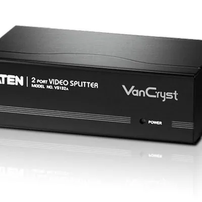 Aten wzmacniacz 2-port vga splitter 450mhz vs132a
