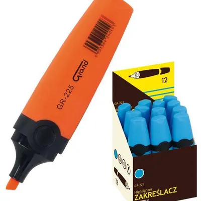 Zakreślacz 1-4.2mm Grand gr-225 160-1518 pomarańczowy ścięta
