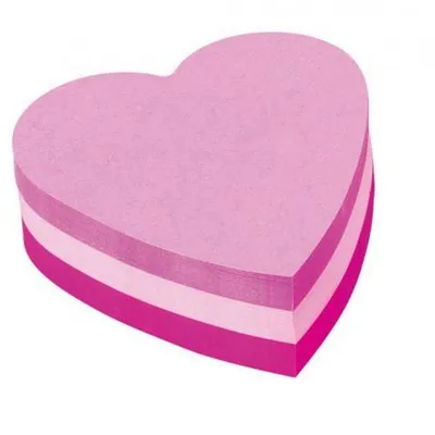 Karteczki samoprzylepne 3M post-it® 2007h w kształcie serduszka 225 kart
