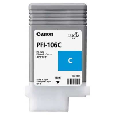 Canon oryginalny ink / tusz pfi106c, cyan, 130ml, 6622b001, CANON ipf-6300