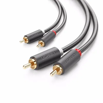 Przewód 2rca (cinch) do 2rca (cinch) UGREEN av104 3m (czarny)