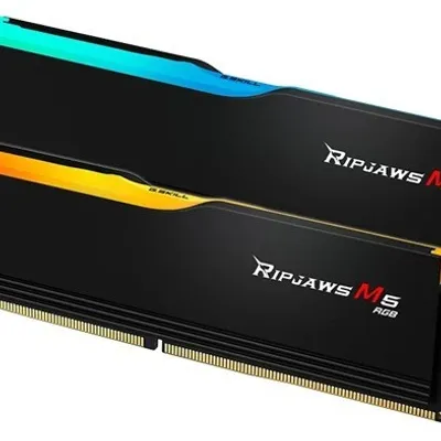 G.skill pamięć pc ddr5 64gb (2x32gb) ripjaws m5 rgb 5200mhz cl40 xmp3 czarny