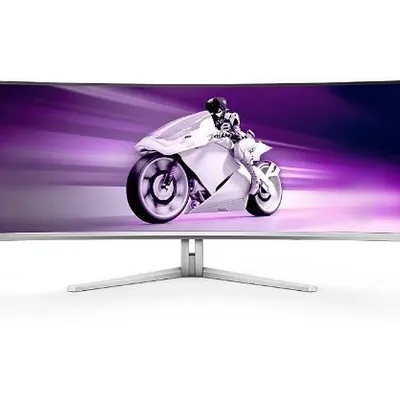 Philips monitor evnia 49m2c8900 49 cali curved qd oled 240hz hdmi dp usb-c has hdr ambiglow