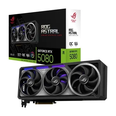 Asus karta graficzna geforce rtx 5080 rog astral oc gddr7 256bit 3dp/2hdmi