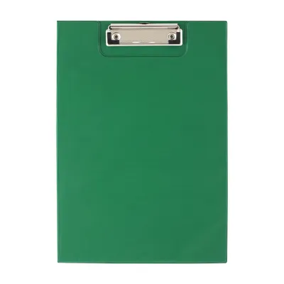 Deska z klipem zamykana a4 D.RECT zielona pvc