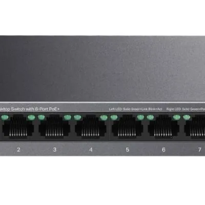 Tp-link przełącznik ls108gp 8xge poe+