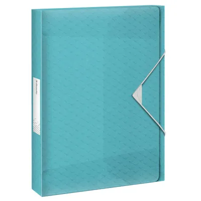 Teczka z gumką a4 ESSELTE colour'breeze 626264 niebieski 40mm