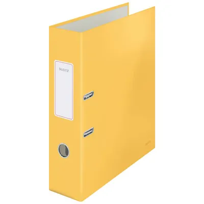 Segregator a4 LEITZ 180° cosy soft touch 80 mm 10610019 ciepły żółty