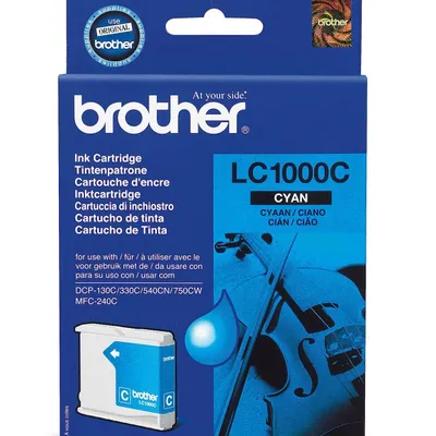 Tusz oryginalny BROTHER lc1000c cyan 400 stron