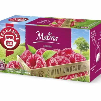 Herbata malina TEEKANNE world of fruits 20 torebek