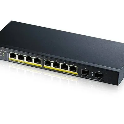 Zyxel przełącznik gs1900-10hp v2 8port l2 poe 2xsfp 70w 802.3at