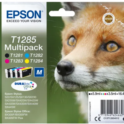 Tusz oryginalny EPSON t1285 c13t12854012 cmyk 16,4 ml