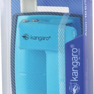 Dziurkacz KANGARO aion-10g/s turkusowy 10 kart