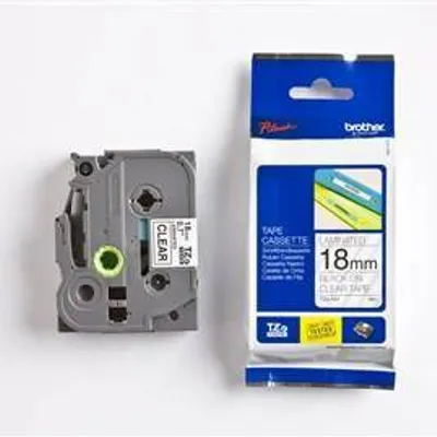 Tasiemka oryginalna czarny/niebieskie BROTHER tzn541 18mm x 8 m