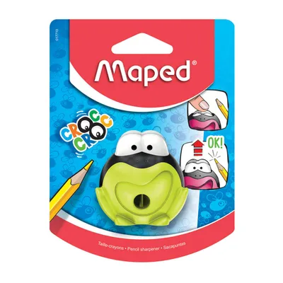 Temperówka MAPED croc croc signal 1 otwór zielona blister