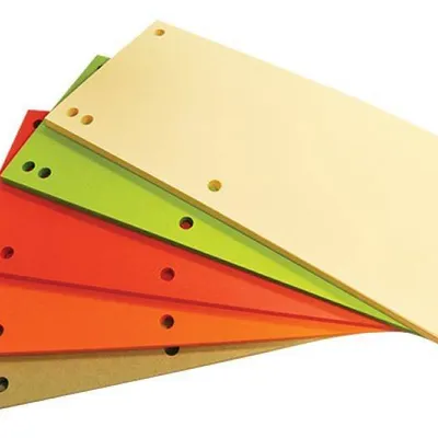 Przekładki 1/3 a4 OFFICE PRODUCTS mix kolorów karton 100szt