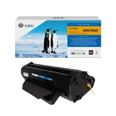G&g kompatybilny toner z mlt-d1042s, black, 1500s, nt-ps1660c, dla samsung ml-1660, 1665, 1860, scx-3200, 3205, 3205w, n