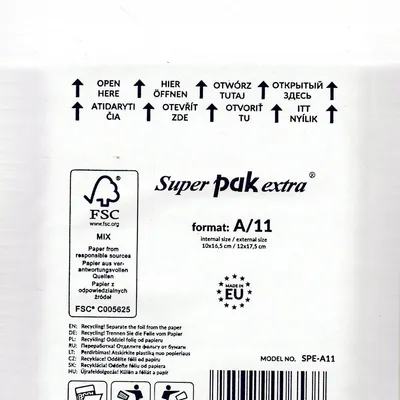 Koperta a/11 bąbelkowa hk NC KOPERTY 77030097/10 biała 10szt