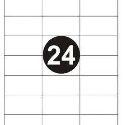 Etykiety samoprzylepne 70x37mm EPRIMO e84619 białe 100ark*24szt