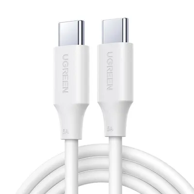 Kabel usb-c do usb-c UGREEN us562, 100w, 480 mbps, 2m (biały)