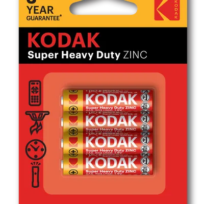 Bateria cynkowa aaa KODAK zinc super heavy duty 30953321 4szt